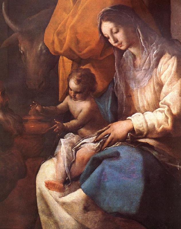 CAJES, Eugenio The Adoration of the Magi (detail) fd oil painting picture